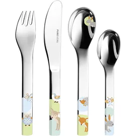 Puresigns Kinderbesteck-Set Woody 4-teilig