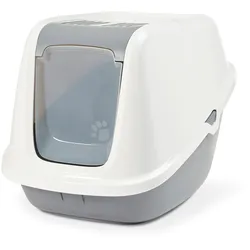 SAVIC Katzentoilette Nestor GIANT weiß/grau