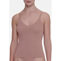SLOGGI Unterhemd ZERO Feel 2.0 Spaghetti Top (1-St) Spaghetti Top - Nahtlos - Komfortabel und aus recycelten Materialien braun S