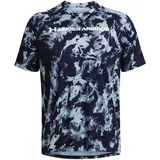 Under Armour Tech ABC Camo Trainingsshirt Herren 410 - midnight navy/white S