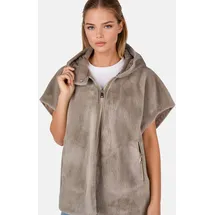 White Label Poncho-Weste in grau | Gr.: 36