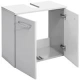 Lomadox Waschbeckenschrank QUEBEC-66 in weiß Hochglanz, B/H/T: ca. 60/53/33 cm weiß