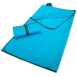 dyckhoff Mikrofaser Sport-Handtuch 80x180cm mit Reißverschluss blau