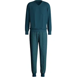 CALIDA Schlafanzug Relax Imprint Blau S (46/48)