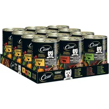 Cesar Natural Goodness 12x400g Dose Huhn-, Rind-, Lammfleisch für Hunde