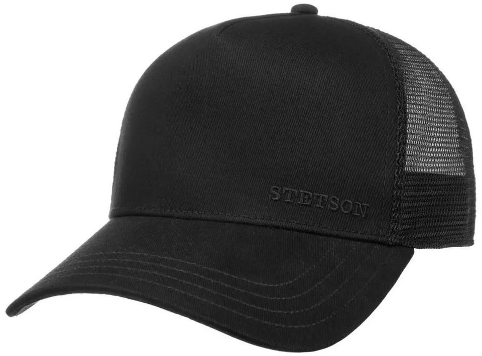 Stetson Trucker Cap Trucker Cap Classic Cotton Snapback schwarz Einheitsgröße - OSFA