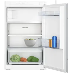 Constructa CK222NSE0, Einbau-Kühlschrank mit Gefrierfach, 88 x 56 cm, Schleppscharnier