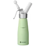 Sahnespender, HENDI, 0,5L, Pastellgrün + 24 Sahnekapseln (N2O)
