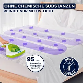 Clean Maxx CLEANmaxx Milben-Handstaubsauger Kompakt weiß/limegreen