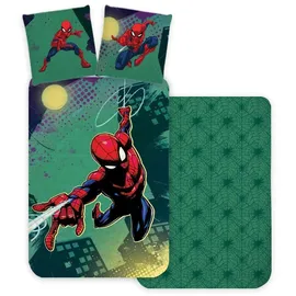 pókember Spiderman Emerald Kinderbettwäsche 100×135 cm, 40×60 cm