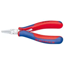 Knipex 35 12 115 Elektronik-Greifzange mit durchgestecktem Gelenk mit Mehrkomponenten-Hüllen 115 mm