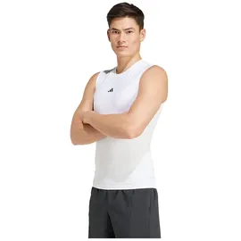 adidas Techfit Compression Training Sleeveless T-shirt White, S