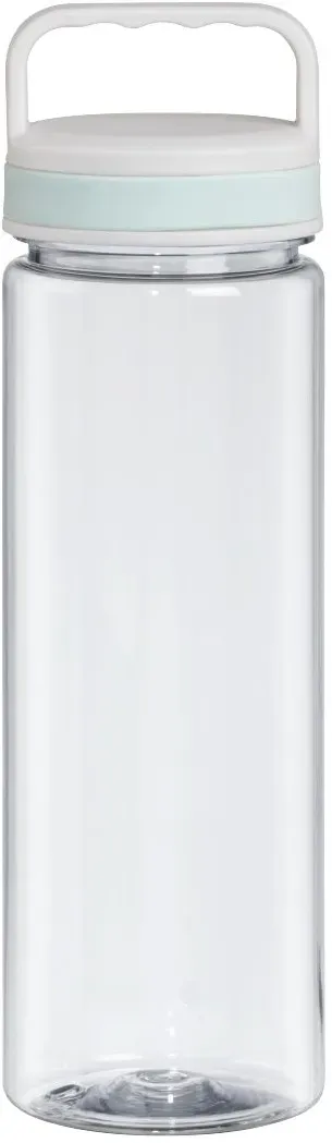 181592 Trinkflasche 0,9l Kunststoff, Silikon (Blau, Transparent, Weiß)