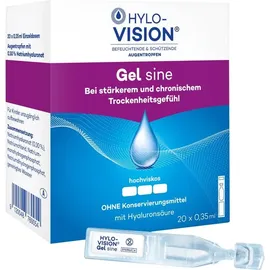 OmniVision Hylo-Vision Gel sine Einzeldosispipetten 20 x 0,35 ml