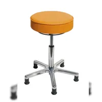 Proregal Drehhocker Indianapolis Kunstleder 53 x 46-59 x 53 cm Gelb