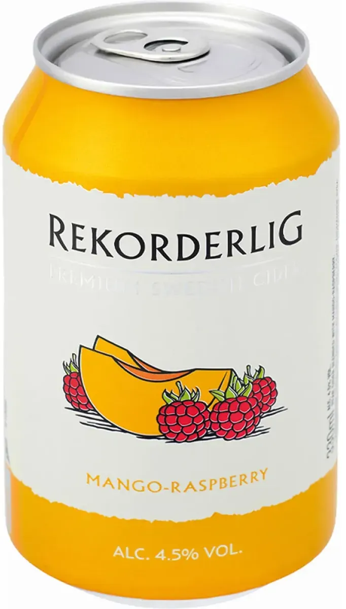 Rekorderlig Swedish Cider Vegan Mango und Rasperry 0,33 l