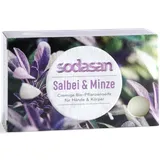 Sodasan Wasch- und Reinigungsmittel GmbH Sodasan Stückseife - Salbei & Minze, 100g