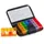 Relaxdays Medikamentenbox 4 x Tablettenbox 7 Tage mit Etui