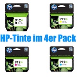 HP Original Tintenpatronen 912XL Multipack