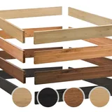 Hasena Oak-Line Massivholz Bettrahmen Modul 18 90x210 cm / Eiche bianco, gebürstet, geölt