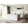 altdecor Boxspringbett 140 x 200 cm H3 Weiß