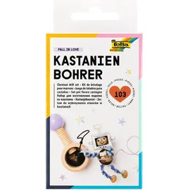 Folia Kastanienbohrer Bastelset 103-teilig braun