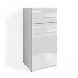 Vicco Midischrank Freddy Weiß Hochglanz 36 x 79 cm