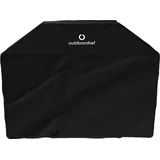 Outdoorchef Grillabdeckung 160 x 120 x 64 cm wasserabweisend/atmungsaktiv/schwarz