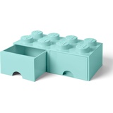 Lego Brick 8 50 x 24 x 18 cm 1-tlg. aqua
