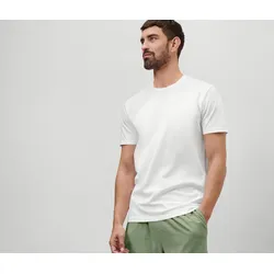 Tchibo - 2 T-Shirts mit Rundhalsausschnitt - Herren - Gr. L - weiß