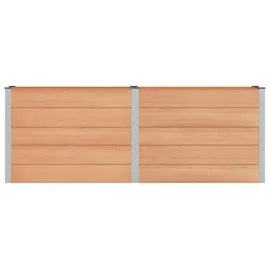 vidaXL Hochbeet 250 x 50 x 91 cm Braun