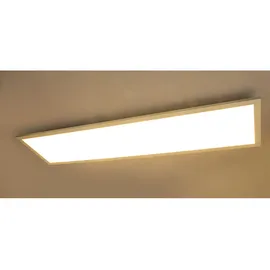 GLOBO Aufbau Panel LED Deckenleuchte dimmbar mit Fernbedienung Tageslichtlampe Deckenlampe weiß, 40W 2200lm warmweiß-kaltweiß, LxH 120 cm