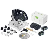 Festool SYMC 70 EB-Basic inkl. 2x Akku 5,0 Ah + Doppelladegerät