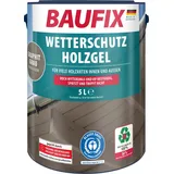 baufix Wetterschutz-Holzgel graphitgrau seidenglänzend 5 l