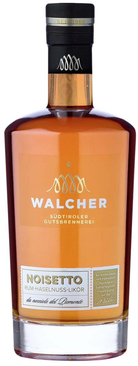 Walcher Noisetto - Da Nocciole del Piemonte - Rum Haselnuss Likör
