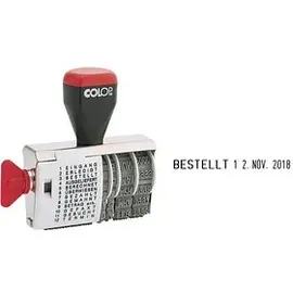 Colop Datumstempel mit Text 04000/WD ohne Logo, 1 St.