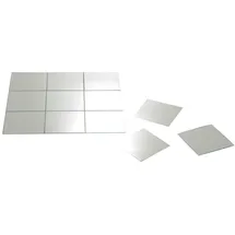 Spiegelfliesen 15 x 15 cm Transparent