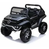 RunRunToys Unimog Elektroauto für Kinder schwarz