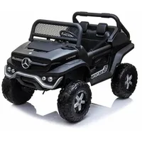 RunRunToys Unimog Elektroauto für Kinder schwarz