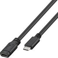 AccuCell USB-C Verlängerung USB 3.1 Generation 1 von USB-C auf USB-C 1 m, USB 3.1), USB Kabel