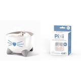 Catit Pixi Smart Trinkbrunnen für Katzen, 2l Fassungsvermögen, Steuerung via App, Trinkbrunnenfilter für die Catit Pixi Trinkbrunnen