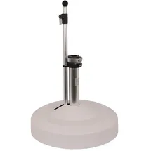 Liro Schirmständer Mini 35 witterungsbeständig Ø 50 cm Weiß