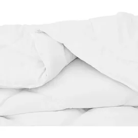 vidaXL 2-in-1 Bettdecke Weiß 220 x 200 x 10 cm Polyester