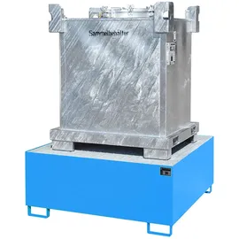 Bauer Südlohn Auffangwanne Stahl 1000 Liter Lichtblau