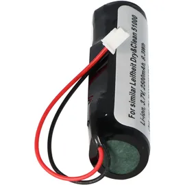 AccuCell Akku passend für Leifheit Dry&Clean 51000, Li-Ion, 3,7V, 2500mAh, 9,3Wh