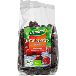 dennree Cranberries mit Apfelsaftkonzentrat gesüßt bio 100g