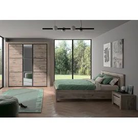 Gami Jugendbett Brugge 197 x 210 cm Eiche braun