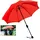 Euroschirm Swing Handsfree Regenschirm (Größe One Size, rot)