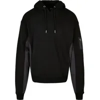 URBAN CLASSICS Military Bomber Hoody in black | Gr.: