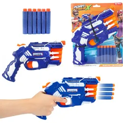 Toi-Toys 32548A - FOAM STRIKEX - Pistole 4 Schuss mit 5 Schaumstoffpfeilen